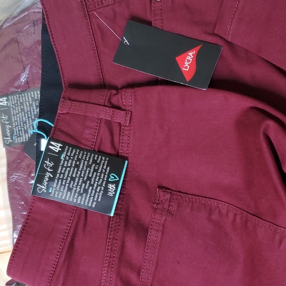 Lularoe Maroon skinny fit jeans 👖 NWT - Picture 2 of 3